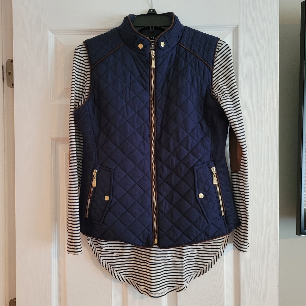 Fall Vest and Long Sleeve Tee Set.